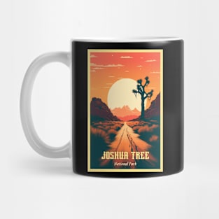 Joshua Tree National Park Travel Poster Mug